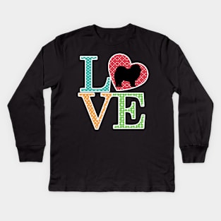 Love chow chow best chow chow Kids Long Sleeve T-Shirt